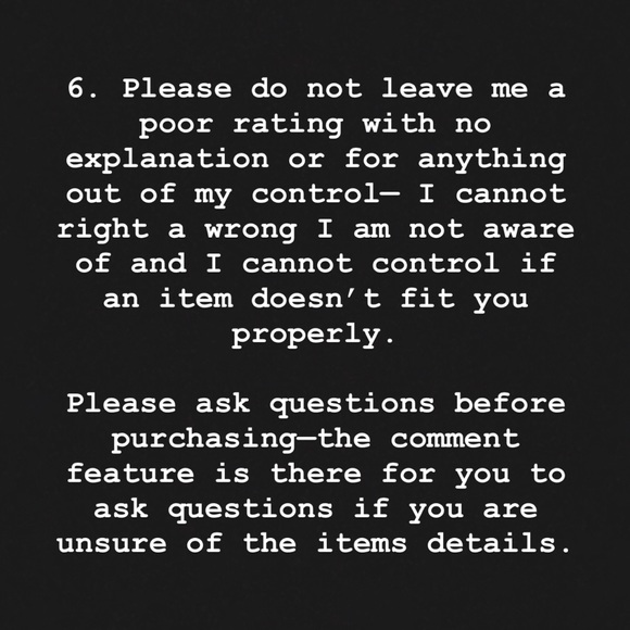 •closet rules• - Picture 4 of 6